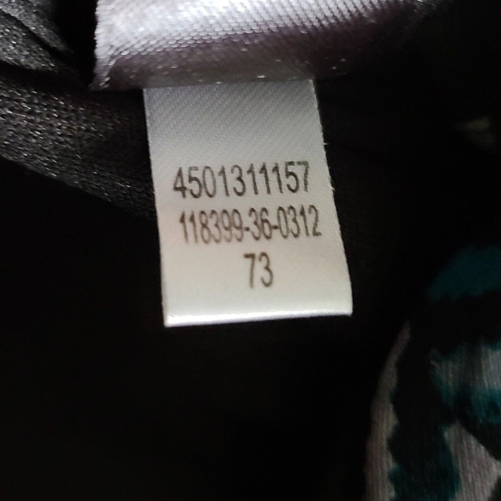 WHITE HOUSE BLACK MARKET Herringbone Dress Shift Sheath Chevron Teal Sz 4 EUC - Picture 10 of 10